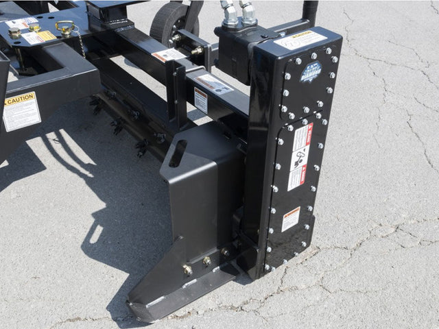 BLUE DIAMOND | EXTREME DUTY POWER RAKE FOR SKID STEER, MANUAL ANGLE