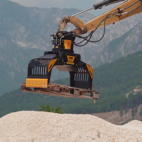 MB Crushers Sorting Grapple Model MB-G450 S4  Width 27.6" Machine Size 3-6 Tons For Excavators