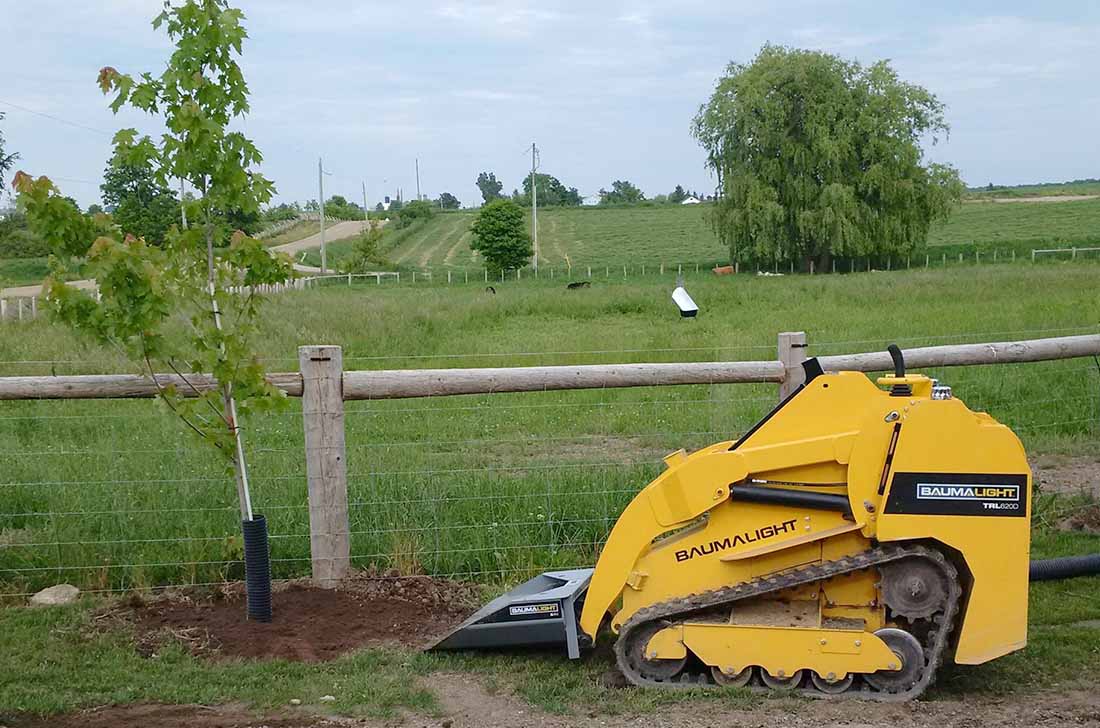 Baumalight Tree Spade | Model X4C | For Mini Skid Steer