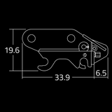 WAIN ROY 25MT Coupler Systems for excavators 52000 to 65000 lbs. Schema