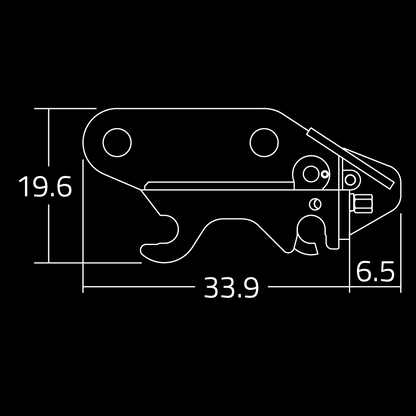 WAIN ROY 25MT Coupler Systems for excavators 52000 to 65000 lbs., Wain Roy interface couplers