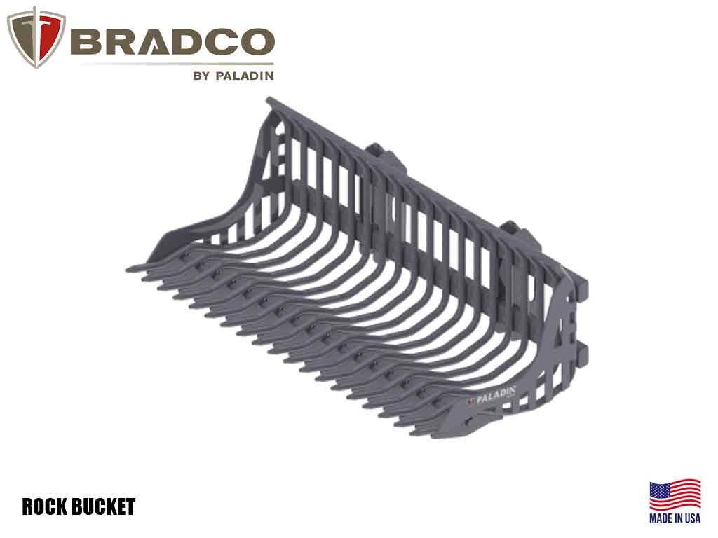 Paladin Rock Bucket for Skid Steer