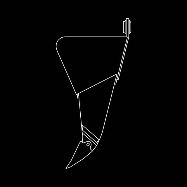 WAIN ROY Ripper Tooth Frost Ripper for Excavators up to 280,000 lbs.
