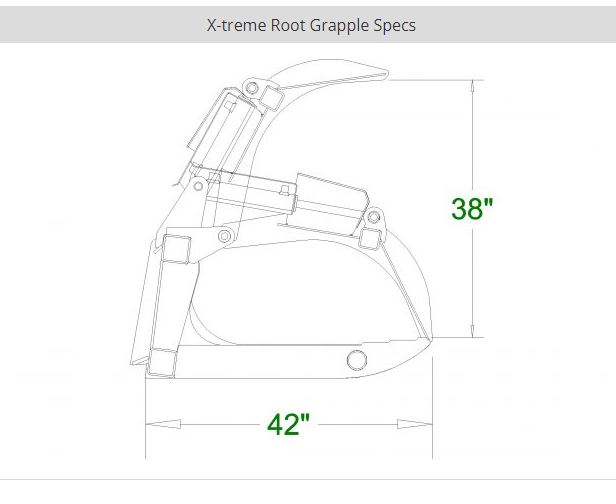 CID Root Grapple Extreme Duty For Skid Steer