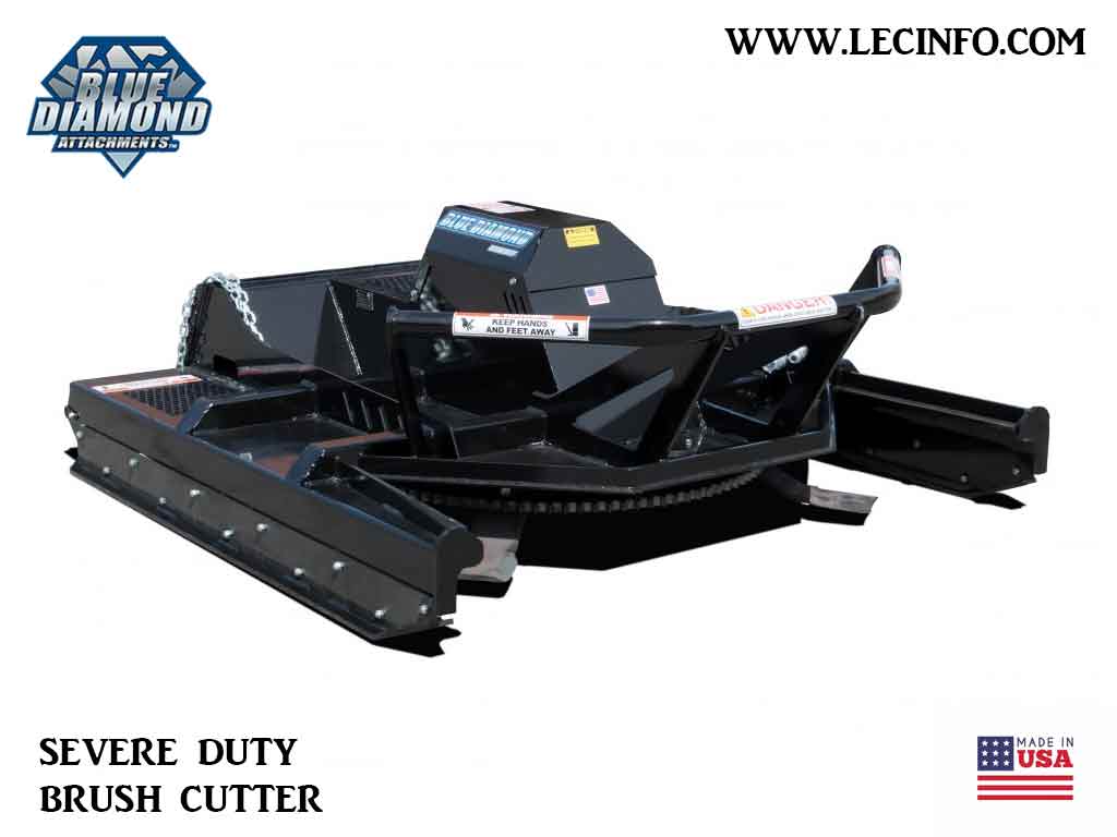 BLUE DIAMOND Severe Duty Brush Cutter for Skid Steer Loader