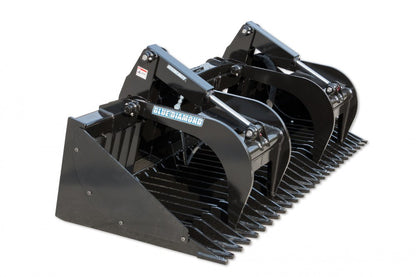 BLUE DIAMOND | Rock Grapple for Skid Steer Loader