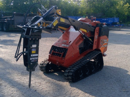 Paladin / Strike Force Hydraulic Hammers For Mini Skid Steer Loaders