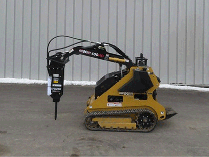 Paladin / Strike Force Hydraulic Hammers For Mini Skid Steer Loaders