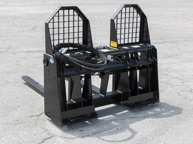 BLUE DIAMOND | Hydraulic Adjusting Pallet Forks for Skid Steer