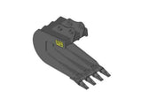WAIN ROY Pavement Slab Removal Bucket for excavators 20000 to 110000 lbs designed for prying and removing pavement slabs efficiently