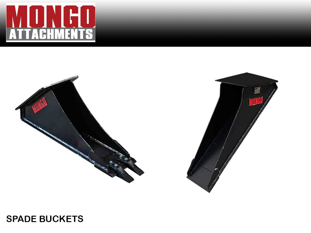 Mongo Spade Bucket For Excavator 2000-10000 lbs.