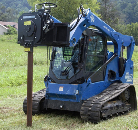 BLUE DIAMOND Post Driver for Skid Steer