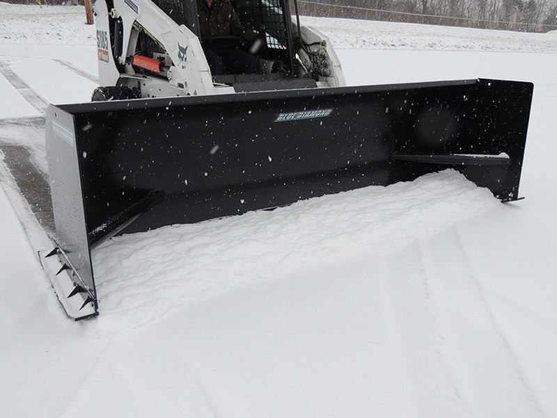 BLUE DIAMOND | Snow Pusher for Skid Steer - Heavy & Standard Duty