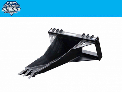 BLUE DIAMOND | Stump Bucket for Skid Steer