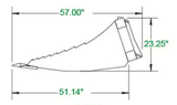 CID Stump Bucket HD For Skid Steer