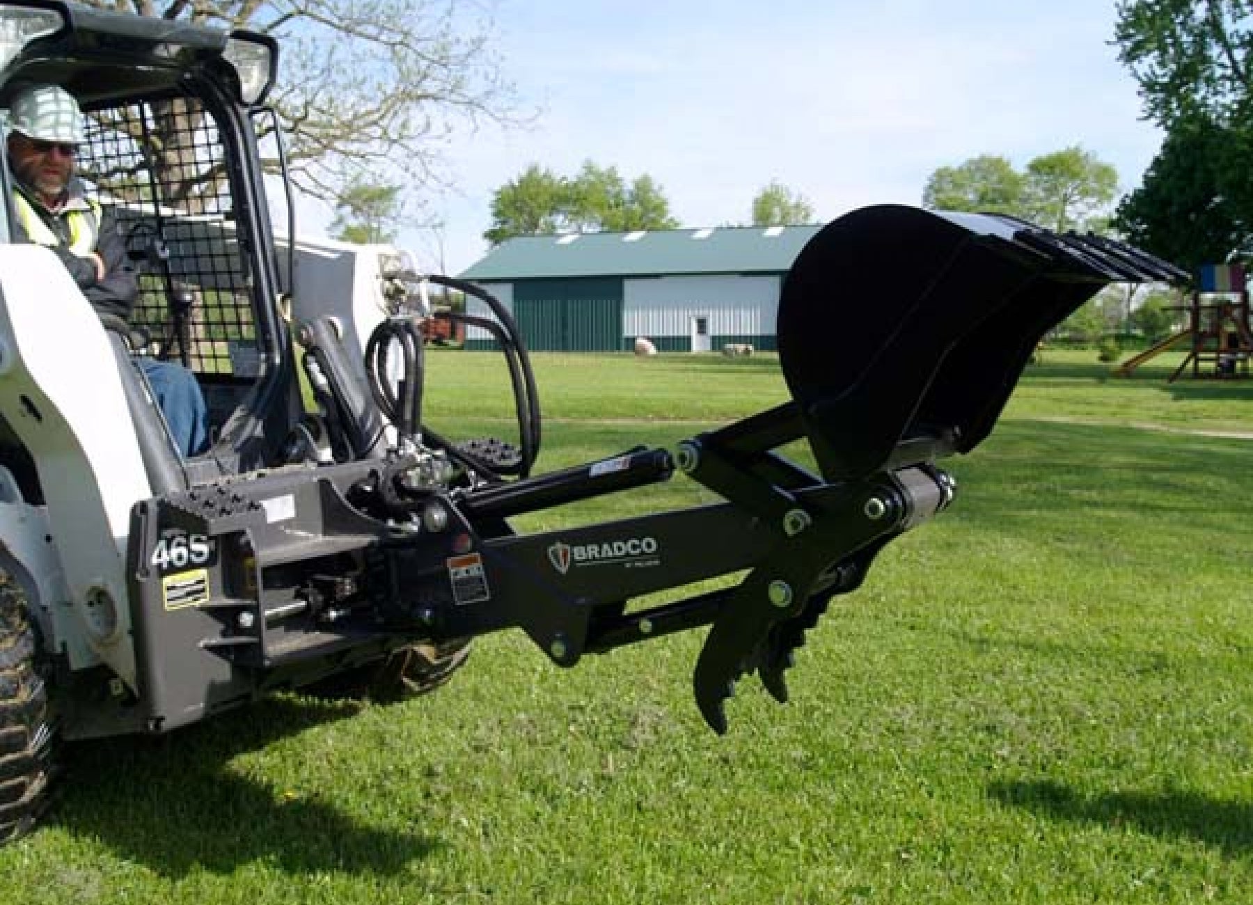 PALADIN / BRADCO SWING HOE For Skid Steer