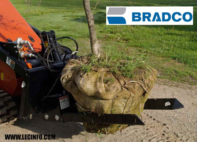 Bradco Tree Forks for Mini Loader Skid Steer