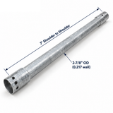 2-7/8" Helical Anchor Extension | 5 or 7 Foot Shoulder to Shoulder