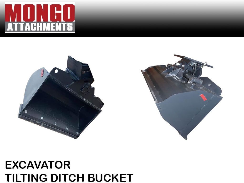 MONGO Excavator Tilt Buckets | 3300 - 33000 lbs.