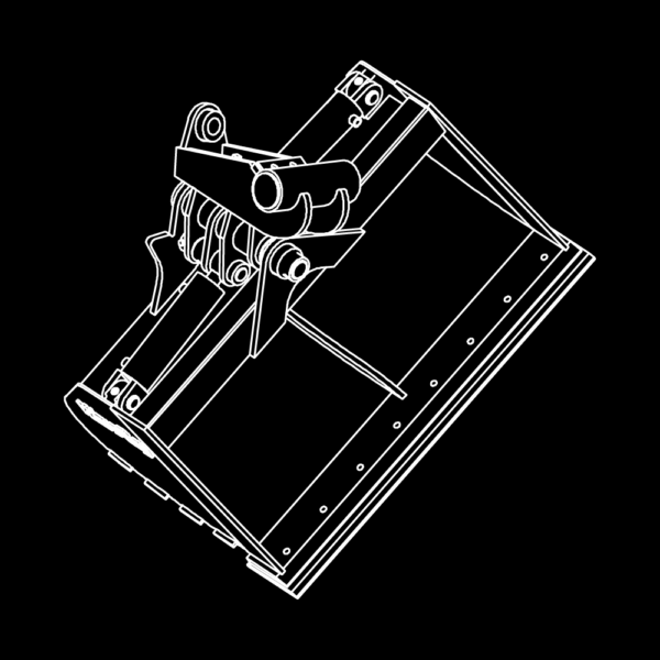 WAIN ROY Tilt Bucket for 30MT excavators 65000 to 95000 lbs for precision angled grading and ditching work