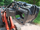 Bradco TSG10 Tree and Shrub Grapple for Mini Loader Skid Steer