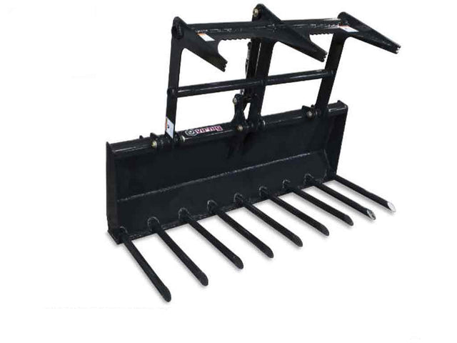 Virnig V30 Compact Tractor Utility Fork Grapple for Skid Steer