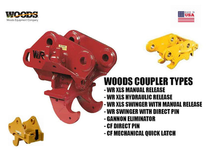 WAIN ROY 80MT Coupler Systems for excavators 160,000 to 200,000 lbs., Wain Roy interface couplers