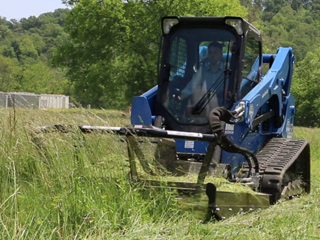 BLUE DIAMOND Severe Duty Brush Cutter for Skid Steer Loader