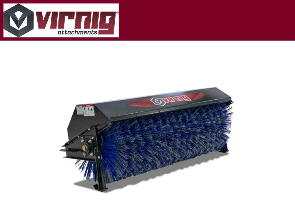 Virnig Angle Broom for Skid Steer