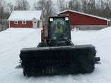 Paladin Sweepster QCSS Manual Angle Broom 220 Series, Poly-Wire Brush for Skid Steer
