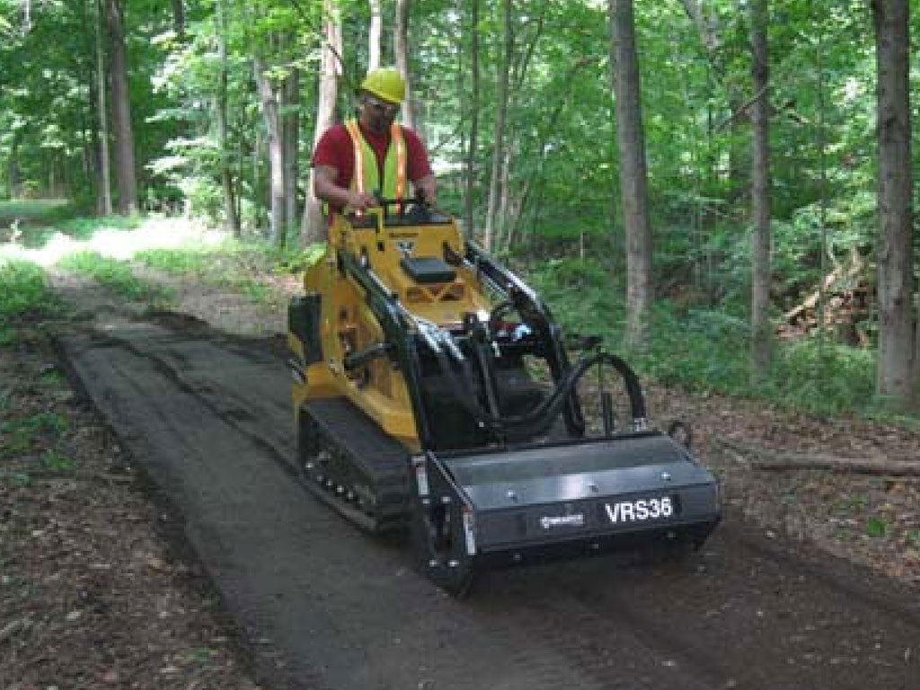 BRADCO Vibratory Roller Mini Skid Steer