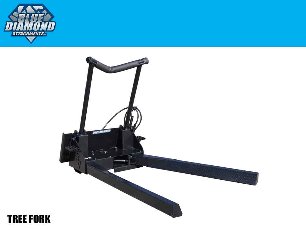 BLUE DIAMOND Nursery Tree Fork for Skid Steer