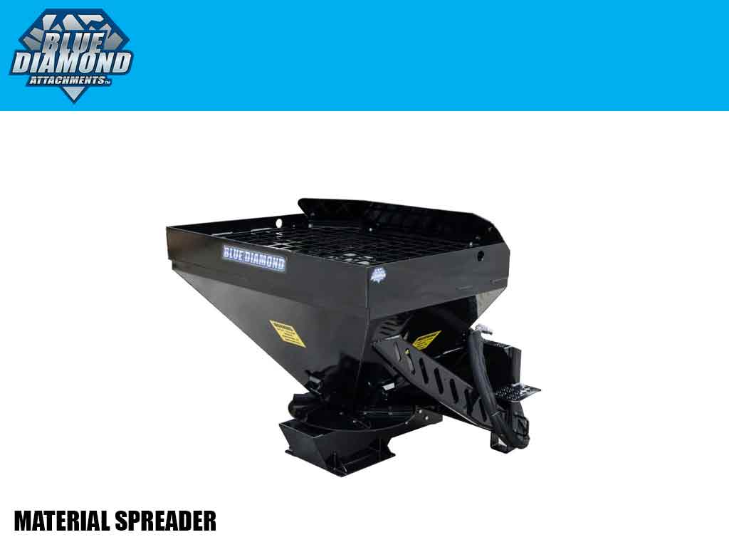 BLUE DIAMOND Material Spreader for Skid Steer