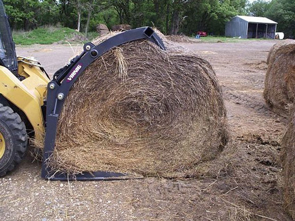 Virnig Big Bale Grapple For Skid Steer Loader