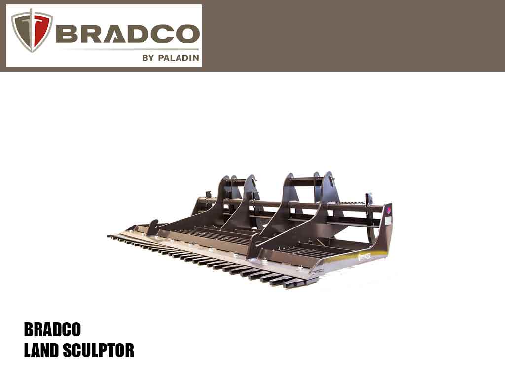 Paladin Land Sculpture for Machines With Universal Skid Steer Coupler