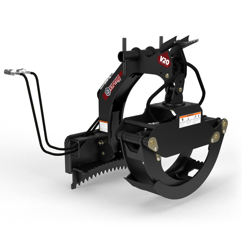 Virnig V20 Mini Skid Steer Rotating Log Grapple