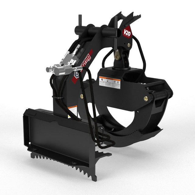 Virnig V20 Mini Skid Steer Rotating Log Grapple