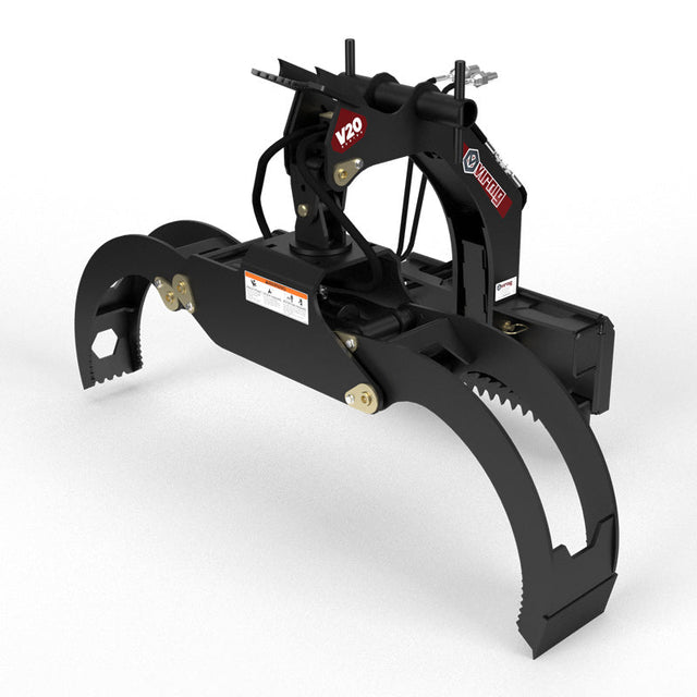 Virnig V20 Mini Skid Steer Rotating Log Grapple