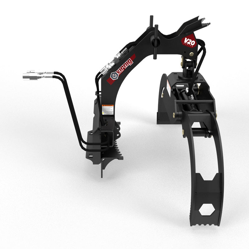 Virnig V20 Mini Skid Steer Rotating Log Grapple