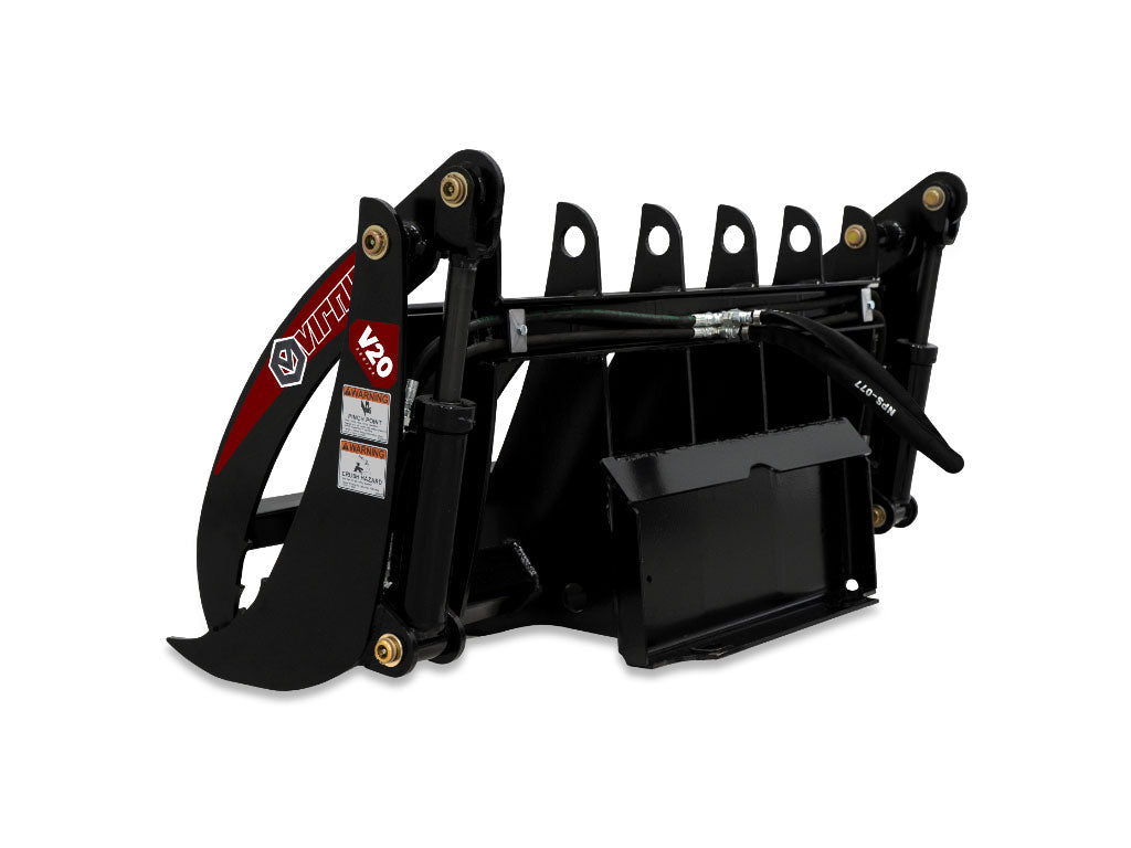 Virnig V20 Root Rake Grapple for Mini Skid Steer