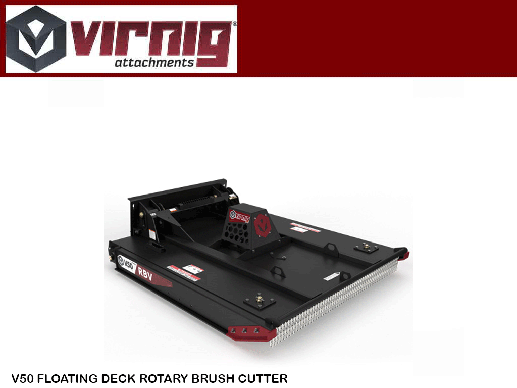 Virnig V50 Rotary Brush Cutter For Skid Steers