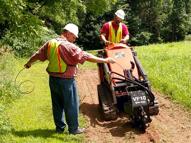 Paladin | Mini Vibratory Plow for Mini Loader Skid Steer