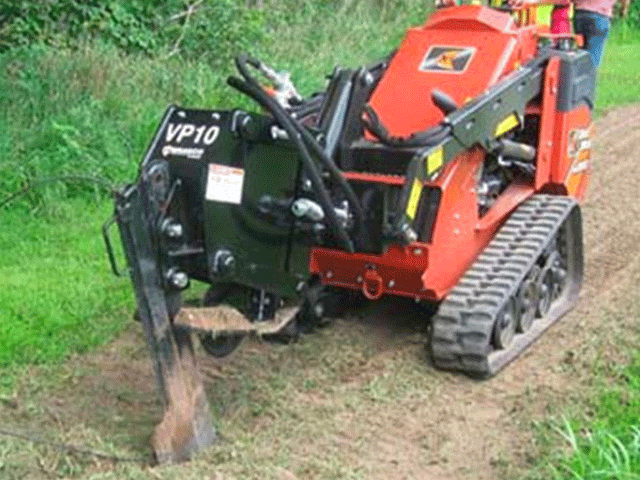 Paladin | Mini Vibratory Plow for Mini Loader Skid Steer
