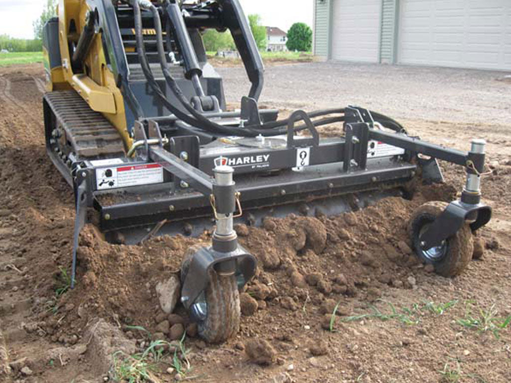 Paladin / Harley D4M Power Rake Mini Loader for Skid Steer