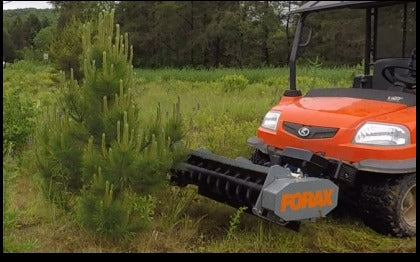 Forax Gas Powered Mulchers | Model GP40 | 40" Cutting Width | 14 HP Motor | For ATV, UTV & Tractor