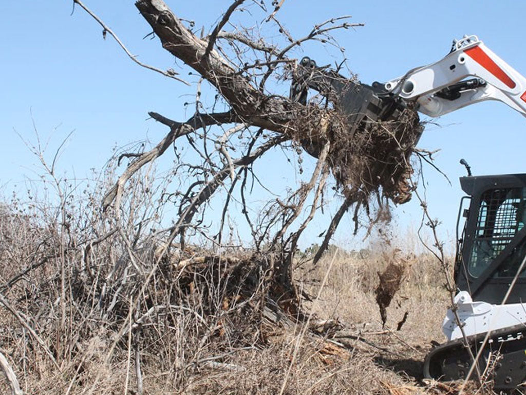 Virnig V60 Root Rake Grapple for Skid Steer Loader