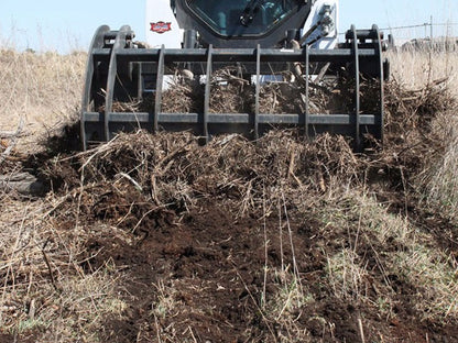 Virnig V60 Root Rake Grapple for Skid Steer Loader