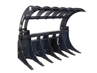 Virnig V60 Root Rake Grapple for Skid Steer Loader