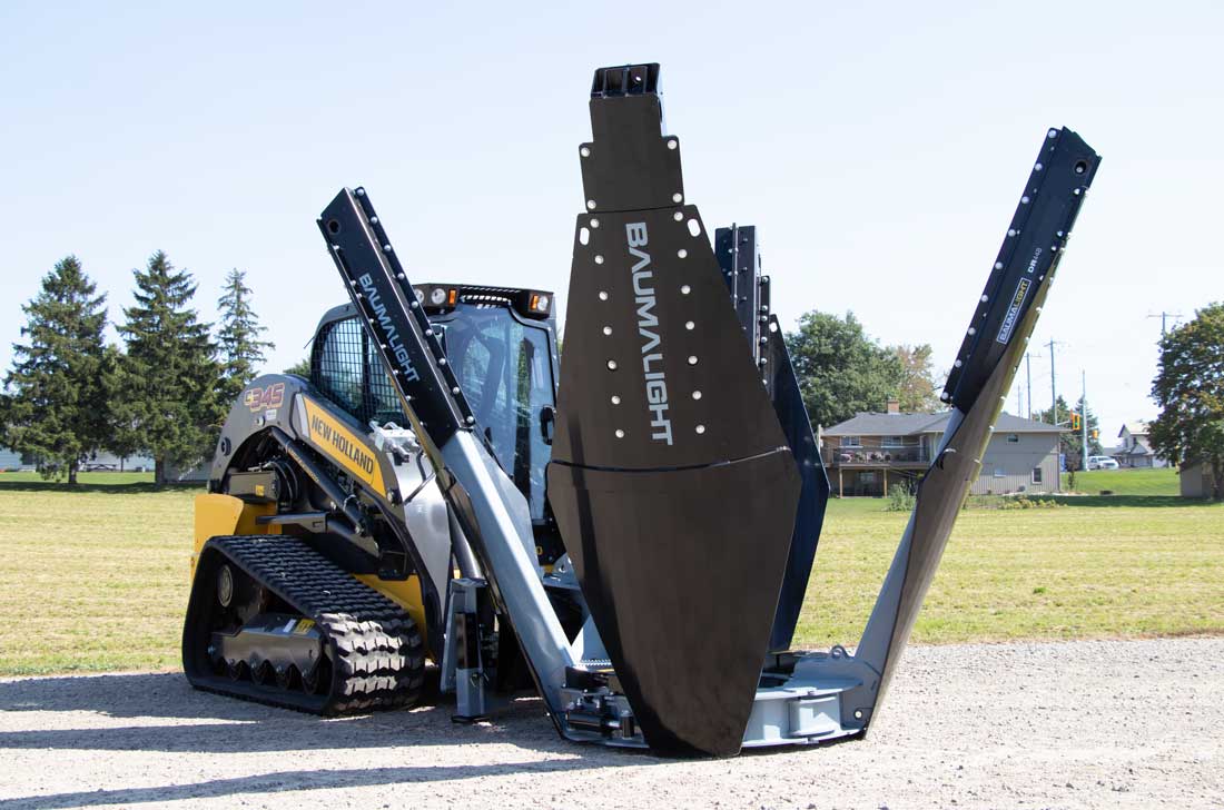 Baumalight DR448 Tree Spade For Skid Steer