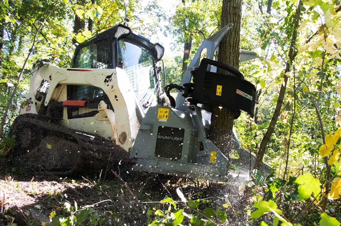 Baumalight FGS952 Feller Buncher Tree Saw for Skid Steer